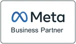 Selo Meta Business Partner da Agência Nagase