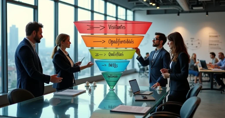 Como estruturar funil de vendas para alto volume de leads b2b